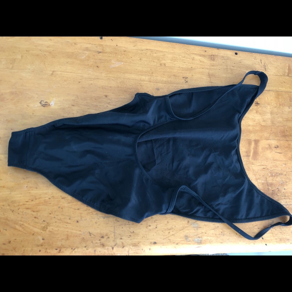 American apparel black one piece